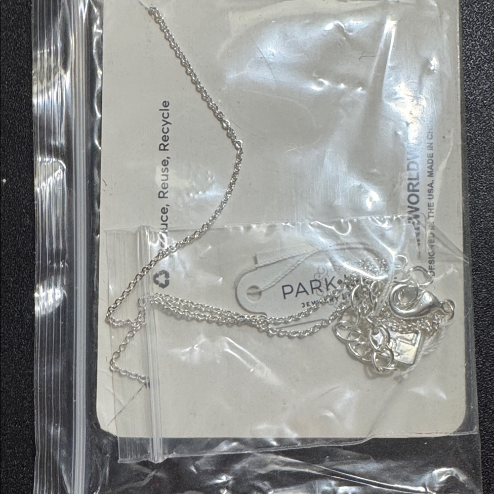 Park Lane Silver Circle Necklace NWT - Picture 2 of 3